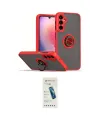 ieg™ Galaxy A05S Kılıf Yörünge Çizgi - Şeffaf Pasifik Cam Ekran Koruyucu