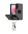 ieg™ Galaxy A05S Kılıf Yörünge Çizgi - Şeffaf Pasifik Cam Ekran Koruyucu