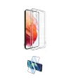 ieg™ Galaxy A05S Kılıf Zirve Doku - Siyah 3D Antistatik Cam Ekran Koruyucu