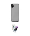 ieg™ Galaxy A06 Kılıf Ahenk Çizgi Serisi - Şeffaf Pasifik Cam Ekran Koruyucu