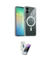 ieg™ Galaxy A06 Kılıf Ahenk Minimal Serisi - Şeffaf Pasifik Cam Ekran Koruyucu