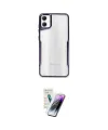 ieg™ Galaxy A06 Kılıf Akış Çizgi Koleksiyonu - Şeffaf Pasifik Cam Ekran Koruyucu