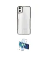ieg™ Galaxy A06 Kılıf Akış Çizgi Koleksiyonu - Siyah 3D Antistatik Cam Ekran Koruyucu