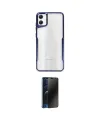 ieg™ Galaxy A06 Kılıf Akış Çizgi Koleksiyonu - Siyah 3D Antistatik Hayalet Cam Ekran Koruyucu