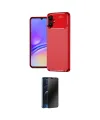 ieg™ Galaxy A06 Kılıf Eksen Form Prime - Siyah 3D Antistatik Hayalet Cam Ekran Koruyucu
