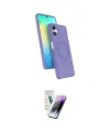 ieg™ Galaxy A06 Kılıf İz Işık Koleksiyonu - Şeffaf Pasifik Cam Ekran Koruyucu