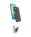 ieg™ Galaxy A06 Kılıf İz Işık Koleksiyonu - Şeffaf Pasifik Cam Ekran Koruyucu