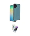 ieg™ Galaxy A06 Kılıf Kıvılcım Işık Serisi - Şeffaf Pasifik Cam Ekran Koruyucu