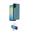 ieg™ Galaxy A06 Kılıf Kıvılcım Işık Serisi - Siyah 3D Antistatik Cam Ekran Koruyucu