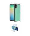 ieg™ Galaxy A06 Kılıf Kıvılcım Işık Serisi - Siyah 3D Antistatik Cam Ekran Koruyucu