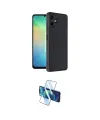 ieg™ Galaxy A06 Kılıf Kıvılcım Işık Serisi - Siyah 3D Antistatik Cam Ekran Koruyucu