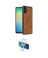 ieg™ Galaxy A06 Kılıf Kıvılcım Işık Serisi - Siyah 3D Antistatik Cam Ekran Koruyucu