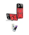 ieg™ Galaxy A06 Kılıf Kıvılcım Modern Serisi - Şeffaf Pasifik Cam Ekran Koruyucu