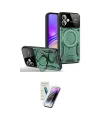 ieg™ Galaxy A06 Kılıf Kıvılcım Modern Serisi - Şeffaf Pasifik Cam Ekran Koruyucu