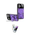 ieg™ Galaxy A06 Kılıf Kıvılcım Modern Serisi - Şeffaf Pasifik Cam Ekran Koruyucu