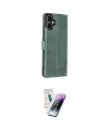 ieg™ Galaxy A06 Kılıf Siluet Işık Serisi - Şeffaf Pasifik Cam Ekran Koruyucu