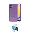 ieg™ Galaxy A06 Kılıf Ufuk Serisi - Siyah 3D Antistatik Cam Ekran Koruyucu