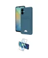 ieg™ Galaxy A06 Kılıf Vadi Çizgi Prime - Siyah 3D Antistatik Cam Ekran Koruyucu