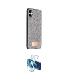 ieg™ Galaxy A06 Kılıf Vadi Klasik Serisi - Siyah 3D Antistatik Cam Ekran Koruyucu