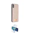 ieg™ Galaxy A06 Kılıf Vadi Klasik Serisi - Siyah 3D Antistatik Cam Ekran Koruyucu