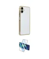 ieg™ Galaxy A06 Kılıf Vadi Minimal - Siyah 3D Antistatik Cam Ekran Koruyucu