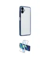 ieg™ Galaxy A06 Kılıf Vadi Minimal - Siyah 3D Antistatik Cam Ekran Koruyucu
