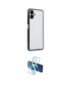 ieg™ Galaxy A06 Kılıf Vadi Minimal - Siyah 3D Antistatik Cam Ekran Koruyucu