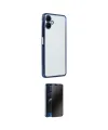 ieg™ Galaxy A06 Kılıf Vadi Minimal - Siyah 3D Antistatik Hayalet Cam Ekran Koruyucu