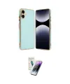 ieg™ Galaxy A06 Kılıf Yankı Serisi - Şeffaf Pasifik Cam Ekran Koruyucu