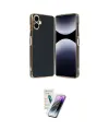 ieg™ Galaxy A06 Kılıf Yankı Serisi - Şeffaf Pasifik Cam Ekran Koruyucu