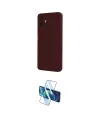 ieg™ Galaxy A06 Kılıf Yankı Yansıma Özel Seri - Siyah 3D Antistatik Cam Ekran Koruyucu