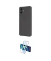 ieg™ Galaxy A06 Kılıf Yankı Yansıma Özel Seri - Siyah 3D Antistatik Cam Ekran Koruyucu