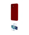 ieg™ Galaxy A06 Kılıf Yankı Yansıma Özel Seri - Siyah 3D Antistatik Cam Ekran Koruyucu