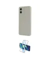 ieg™ Galaxy A06 Kılıf Yankı Yansıma Özel Seri - Siyah 3D Antistatik Cam Ekran Koruyucu