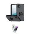 ieg™ Galaxy A06 Kılıf Yörünge Çizgi - Şeffaf Pasifik Cam Ekran Koruyucu