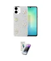 ieg™ Galaxy A06 Kılıf Yörünge Form - Şeffaf Pasifik Cam Ekran Koruyucu