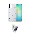 ieg™ Galaxy A06 Kılıf Yörünge Form - Şeffaf Pasifik Cam Ekran Koruyucu