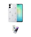 ieg™ Galaxy A06 Kılıf Yörünge Form - Şeffaf Pasifik Cam Ekran Koruyucu