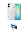 ieg™ Galaxy A06 Kılıf Yörünge Form - Siyah 3D Antistatik Cam Ekran Koruyucu