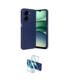 ieg™ Galaxy A07 4G Kılıf Eksen Form Prime - Siyah 3D Antistatik Cam Ekran Koruyucu