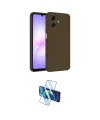 ieg™ Galaxy A07 4G Kılıf Kozmos Yansıma Özel Seri - Siyah 3D Antistatik Cam Ekran Koruyucu