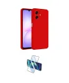 ieg™ Galaxy A07 4G Kılıf Kozmos Yansıma Özel Seri - Siyah 3D Antistatik Cam Ekran Koruyucu
