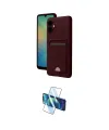 ieg™ Galaxy A07 4G Kılıf Vadi Çizgi Prime - Siyah 3D Antistatik Cam Ekran Koruyucu