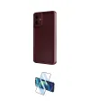 ieg™ Galaxy A07 4G Kılıf Yankı Yansıma Özel Seri - Siyah 3D Antistatik Cam Ekran Koruyucu