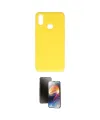 ieg™ Galaxy A10S Kılıf Ahenk Serisi - Siyah 3D Antistatik Mat Seramik Nano Ekran Koruyucu