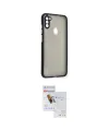ieg™ Galaxy A11 Kılıf Ahenk Çizgi Serisi - Siyah Seramik Nano Ekran Koruyucu