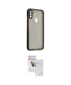 ieg™ Galaxy A11 Kılıf Ahenk Çizgi Serisi - Siyah Seramik Nano Ekran Koruyucu
