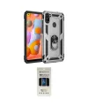 ieg™ Galaxy A11 Kılıf Ahenk Klasik Koleksiyonu - Siyah 5D Hayalet Cam Ekran Koruyucu