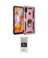 ieg™ Galaxy A11 Kılıf Ahenk Klasik Koleksiyonu - Siyah 5D Hayalet Cam Ekran Koruyucu
