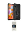 ieg™ Galaxy A11 Kılıf Ahenk Klasik Koleksiyonu - Siyah 5D Hayalet Cam Ekran Koruyucu